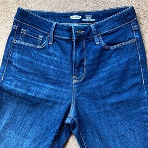 Old Navy “rockstar” super skinny high rise denim